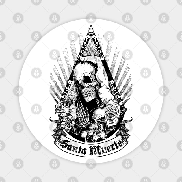 Santa Muerte Magnet by ToleStyle